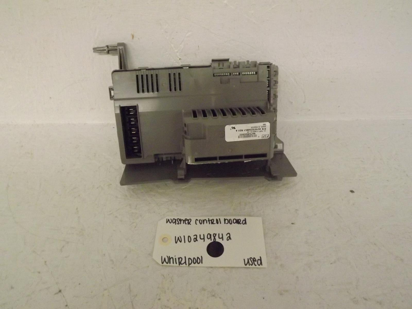 Whirlpool Washer W10249842 Electronic Control Board Used Whirlpool Washer W10249842 Electronic Control Board Used